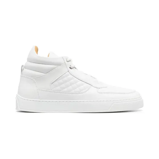 Leandro Lopes Gesteppte High-Top-Sneakers “White” (LL038P54)
