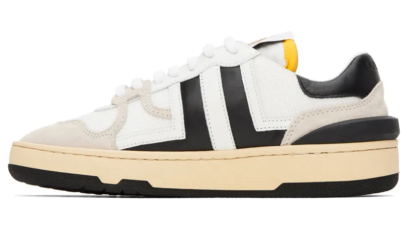Lanvin White & Black Clay Sneakers (FM-SKDK00-NAS1-P21) (3)