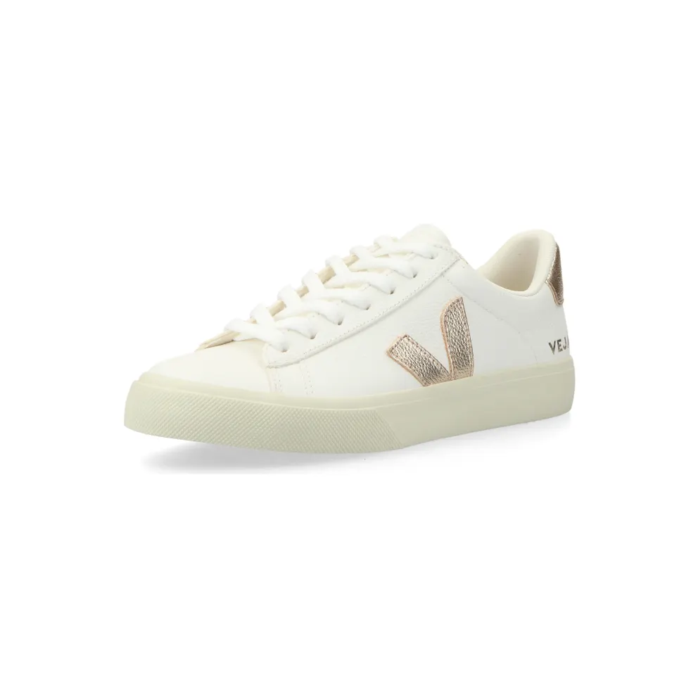 VEJA Campo Chromefree Leather (extra white / platine) – CP0503495