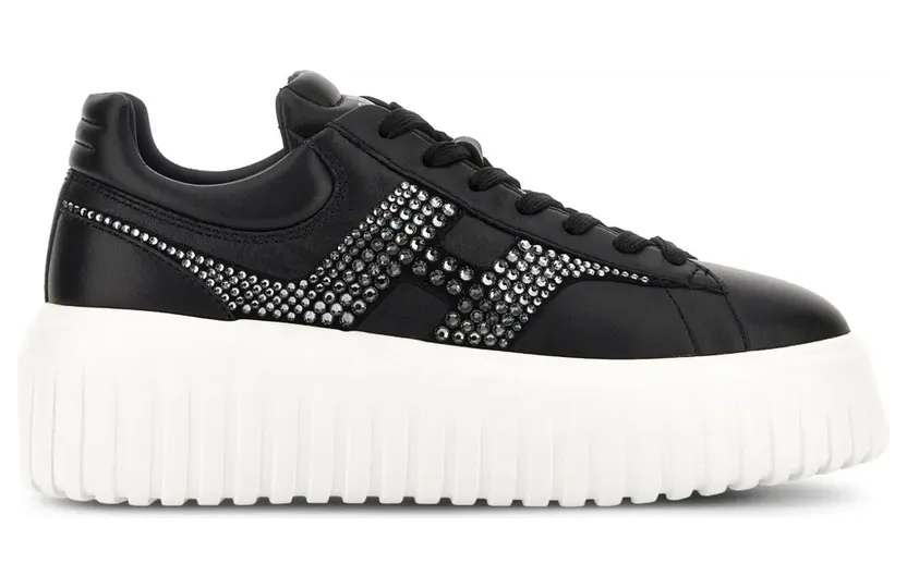 Hogan H-Stripes Sneakers – Schwarz (HXW6450FO60U48)