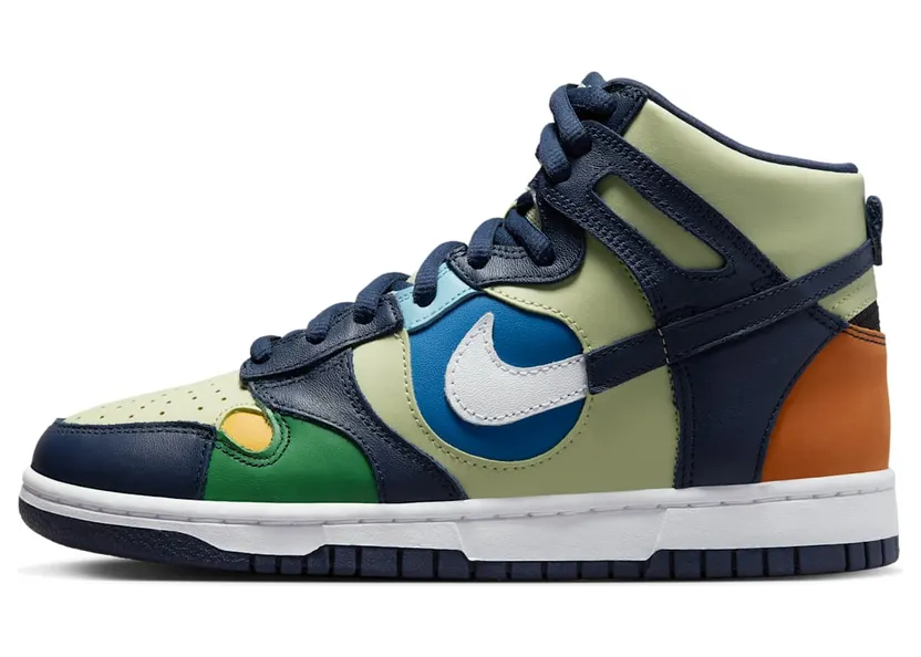 Nike Dunk High See Through Pistachio Midnight Navy (DQ7575-300)