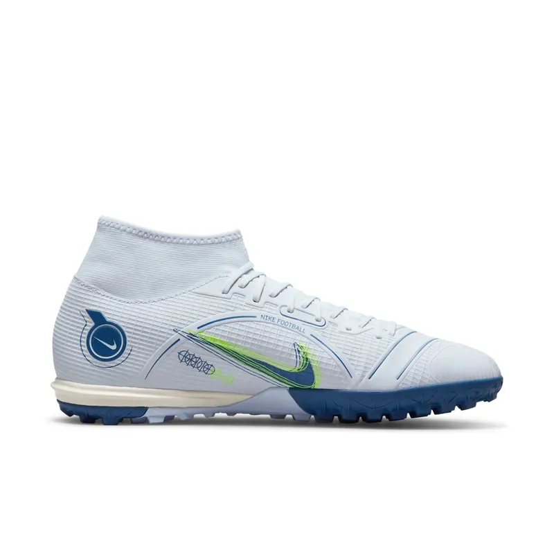 Nike Superfly 8 Academy TF Football Grey Light Marine (DJ2878-054)