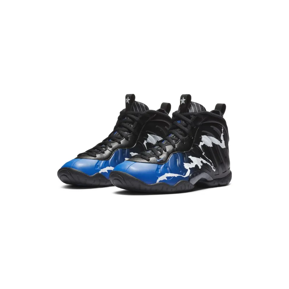 Nike Air Foamposite One 96 All-Star (GS) Black/Game Royal-White-Aurora Green (644791-013)
