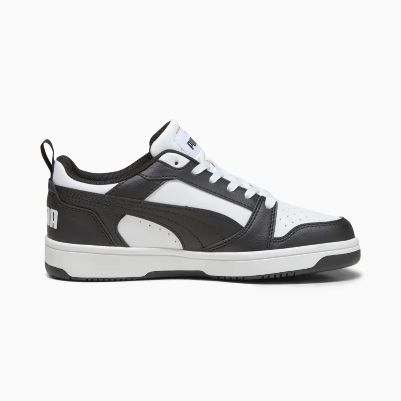 Puma Rebound V6 Lo White/Black (393833-01)