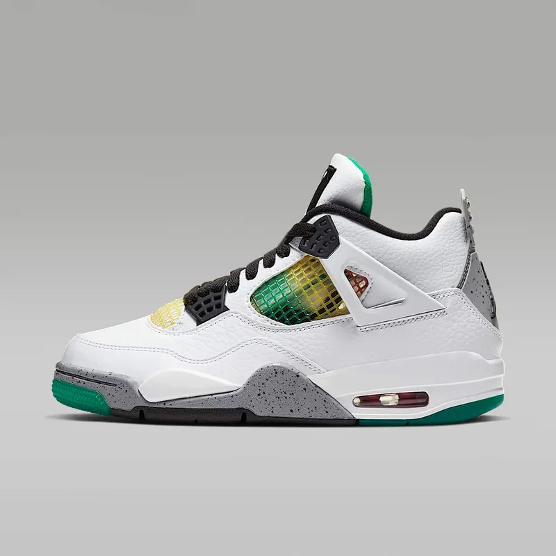 Air Jordan WMNS 4 ‘Rasta’ University Red Lucid Green (2020) (AQ9129-100)