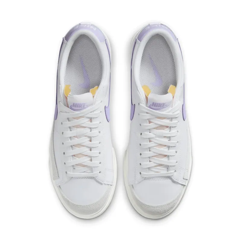 Nike Blazer Low Platform White Sail Lilac Bloom (DJ0292-114)