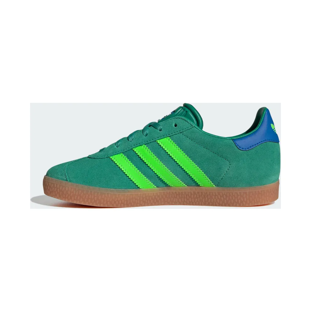 Adidas Gazelle Kids Semi Court Green / Solar Green / Blue Bird (JP7127)