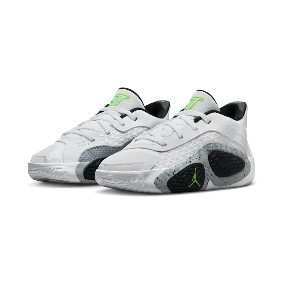 Jordan Tatum 2 White Black Wolf Grey Electric Green (FJ6460-100)