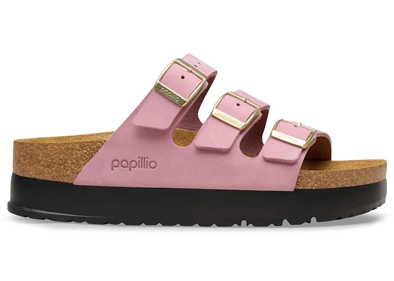 Birkenstock Florida Flex Platform Nubuck Leather Orchid (1032659)