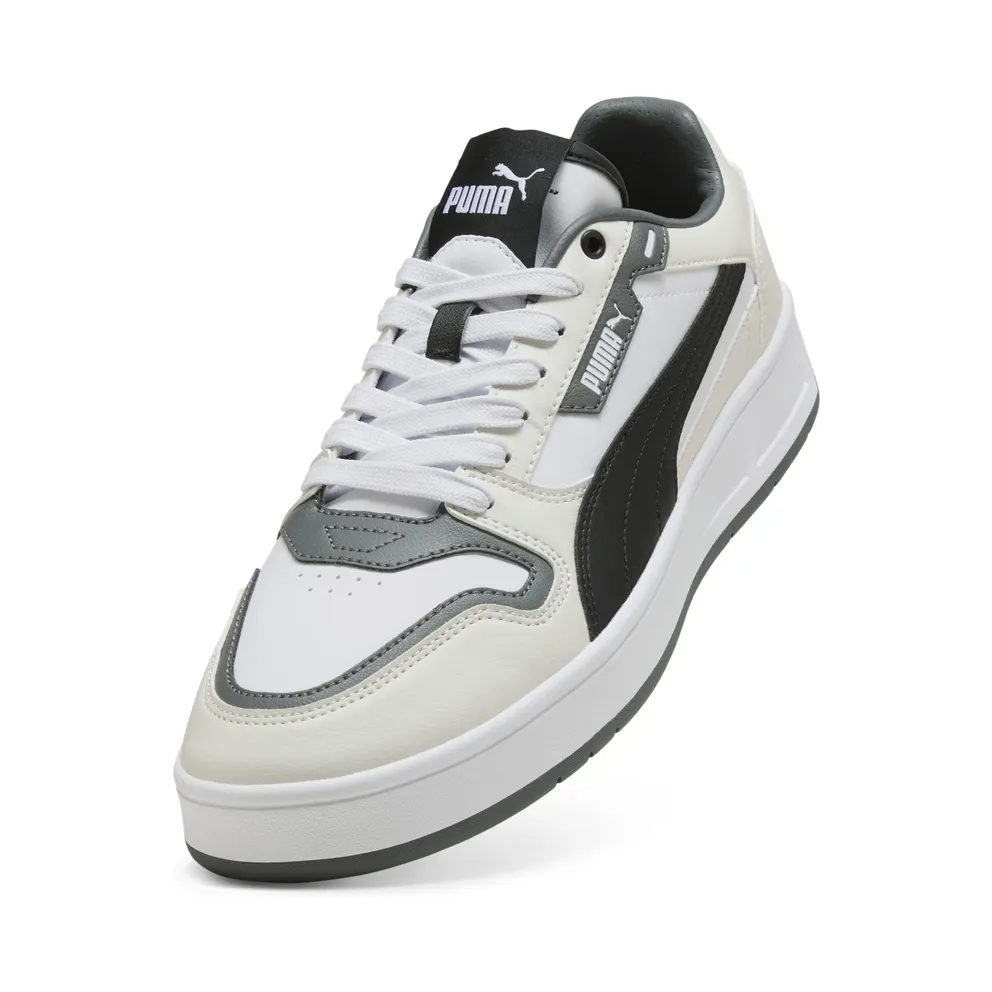 Puma Court Classic Street “Puma White / Puma Black / Vapor Gray” (400196_14)