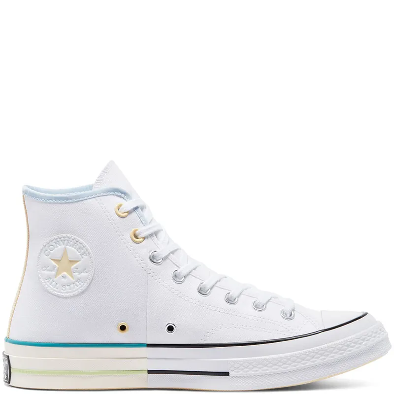 Converse White Pack Chuck 70 High Top White/chambray Blue/banana Cak (171179C)
