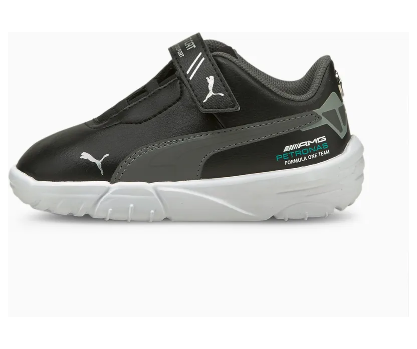 Puma Mercedes F1 Drift Cat Delta Baby Motorsportschuhe Schwarz/Silber (306922-02)