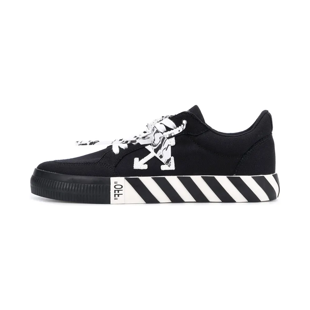 Off-White Vulc Low Top Sneaker Black White (2020) (OMIA085R21FAB0031001)