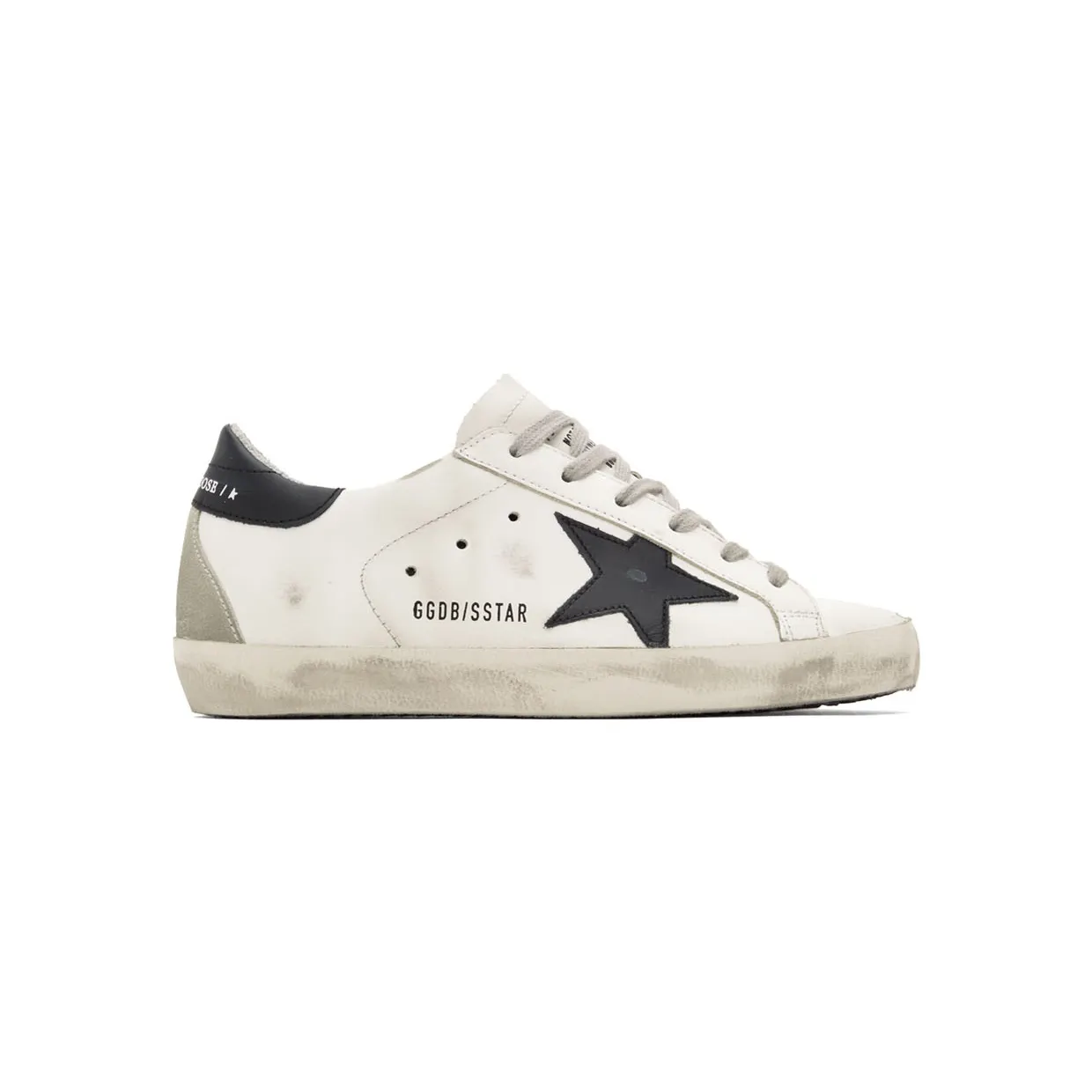 Golden Goose Stardan White Black (W) (GMF00128.F000567.10220)