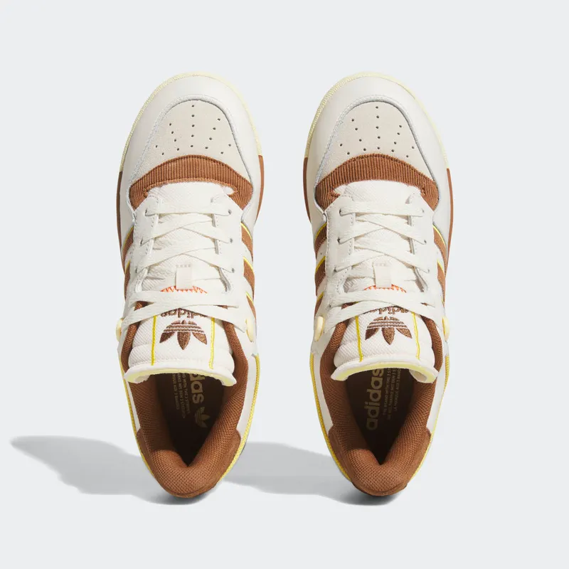 Adidas Rivalry Low 86 Chalk White / Wild Brown / Hazy Yellow (FZ6317)