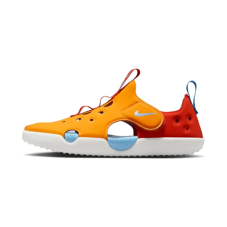 Nike Sunray Protect 4 “Orange Peel / Picante Red / University Blue” (HF6277-800)