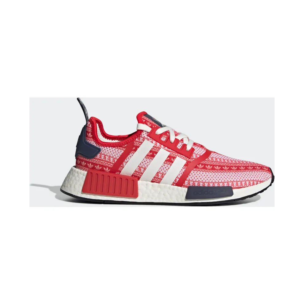 Adidas NMD_R1 Christmas Cloud White / Vivid Red / Shadow Navy (GZ4712)