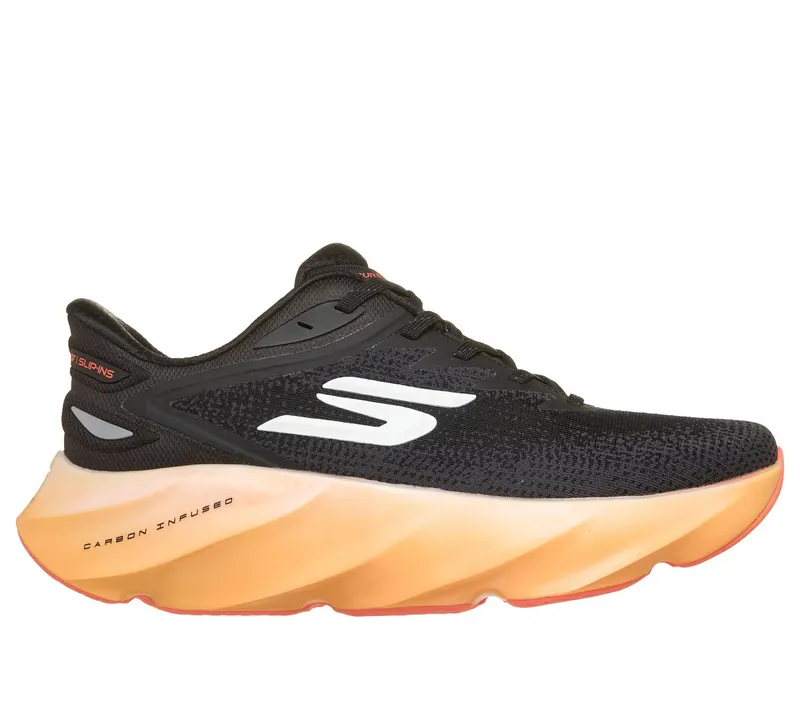 Skechers Slip-ins: Aero Burst Sneaker Black/Orange