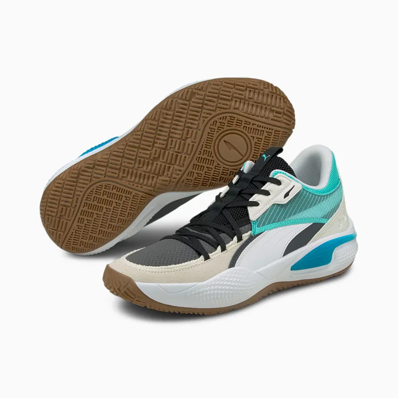 Puma Court Rider Summer Days Basketball Shoes Black (195662-01)