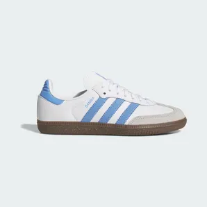 adidas Samba OG “Cloud White / Blue Fusion / Gum” (KZ8683)