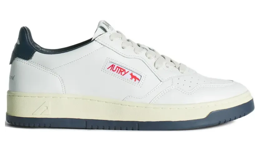 Maison Kitsuné x Autry Medalist geperforeerde “White” (AULWMK010406)