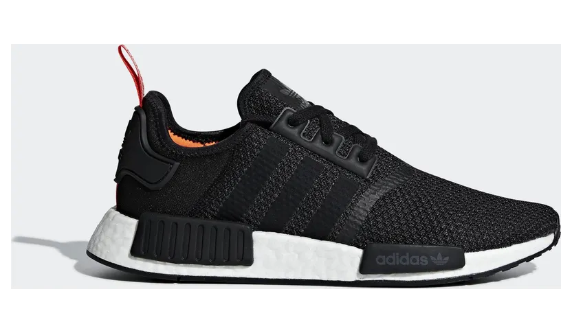 adidas NMD R1 Core Black Solar Orange (B37621)