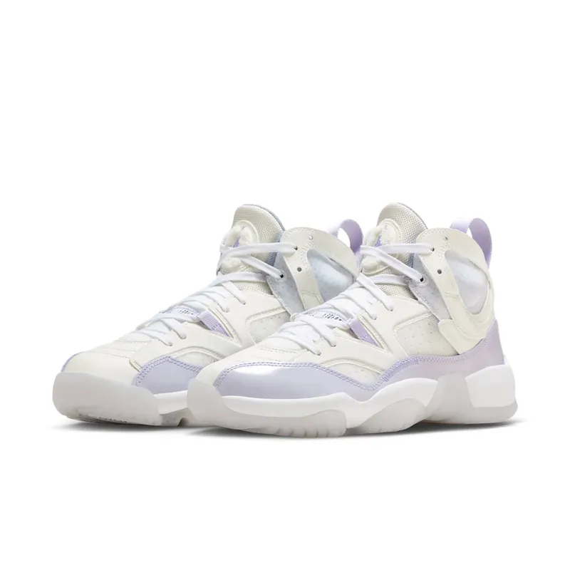 Jordan Jumpman Two Trey White Lavender Purple (FB7166-511)