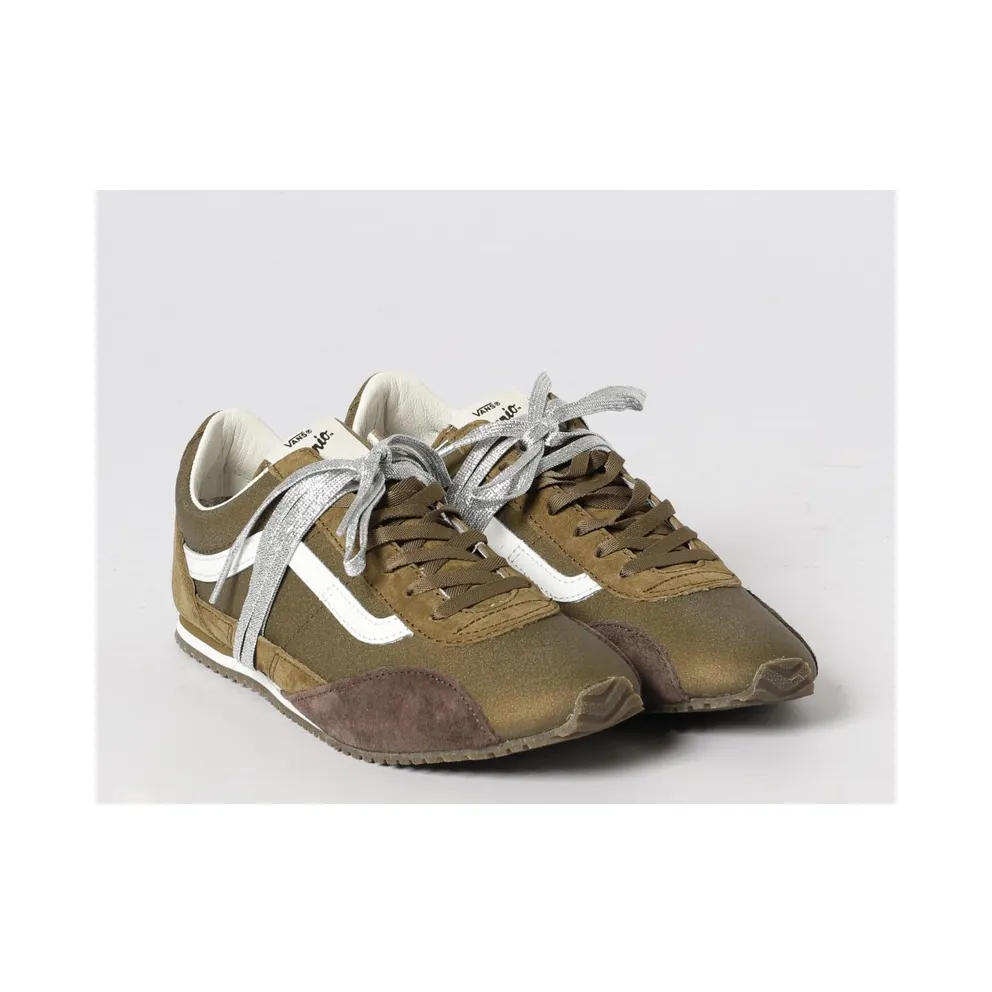Vans Premium Super Lowpro Nylon and Suede Sneakers Green (VN000EHQOLV1)