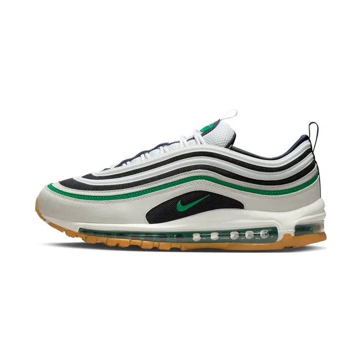 Nike Air Max 97 “Photon Dust / Dark Obsidian / White / Malachite” (921826-021)