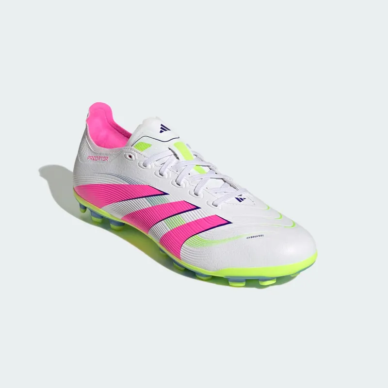 adidas Predator League AG Cloud White Lucid Pink Lucid Lemon (ID3836)