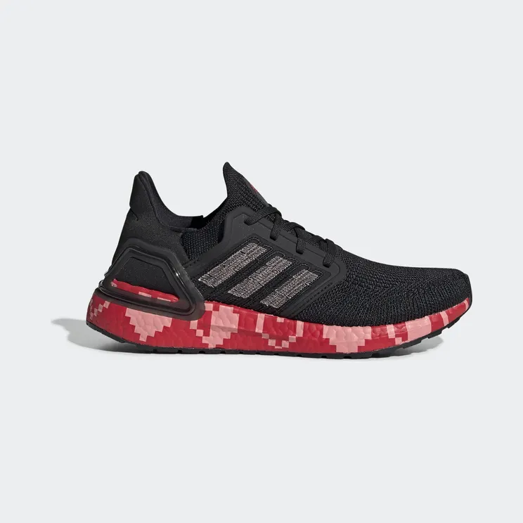 Adidas UltraBoost 2020 ‘Valentine’s Day’ Core Black/Glory Pink/Light Scarlet (EG0761)
