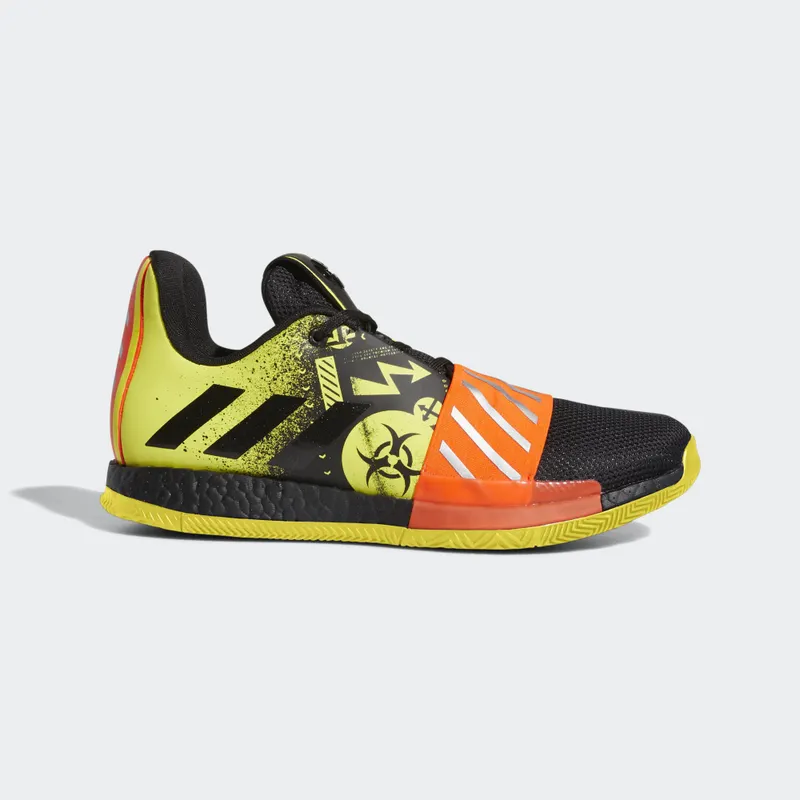 adidas Harden Vol. 3 Radioactive (Yellow Sole) Core Black/Yellow/Solar Red (FV2592)