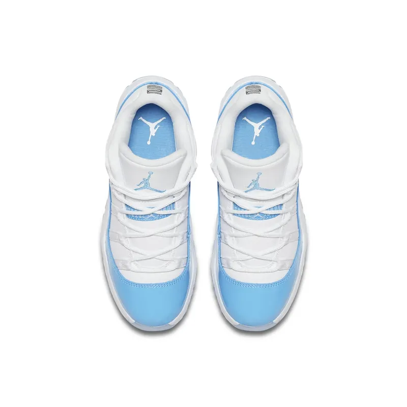 Jordan 11 Retro Low UNC (PS) White/University Blue-Black (505835-106)