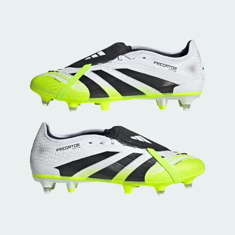 adidas Predator Pro Fold-Over Tongue SG Cloud White Core Black Lucid Lemon (JS4077)