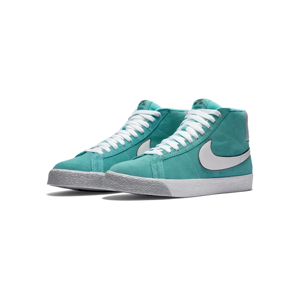 Nike SB Blazer Hyper Jade Hyper Jade/White-Wolf Grey-Metallic Silver (819861-310)