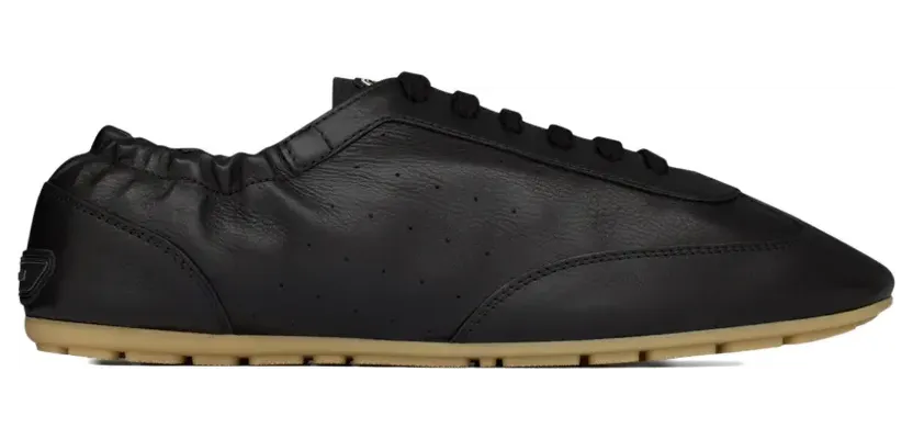 Saint Laurent Lewis leren “Black” (86260625V00)