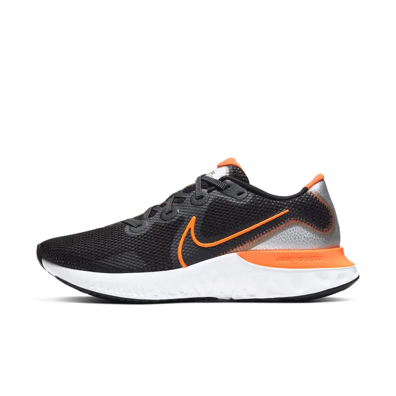Nike Renew Run Black/Particle Grey Black/Particle Grey-White-Total Orange (CK6357-001)