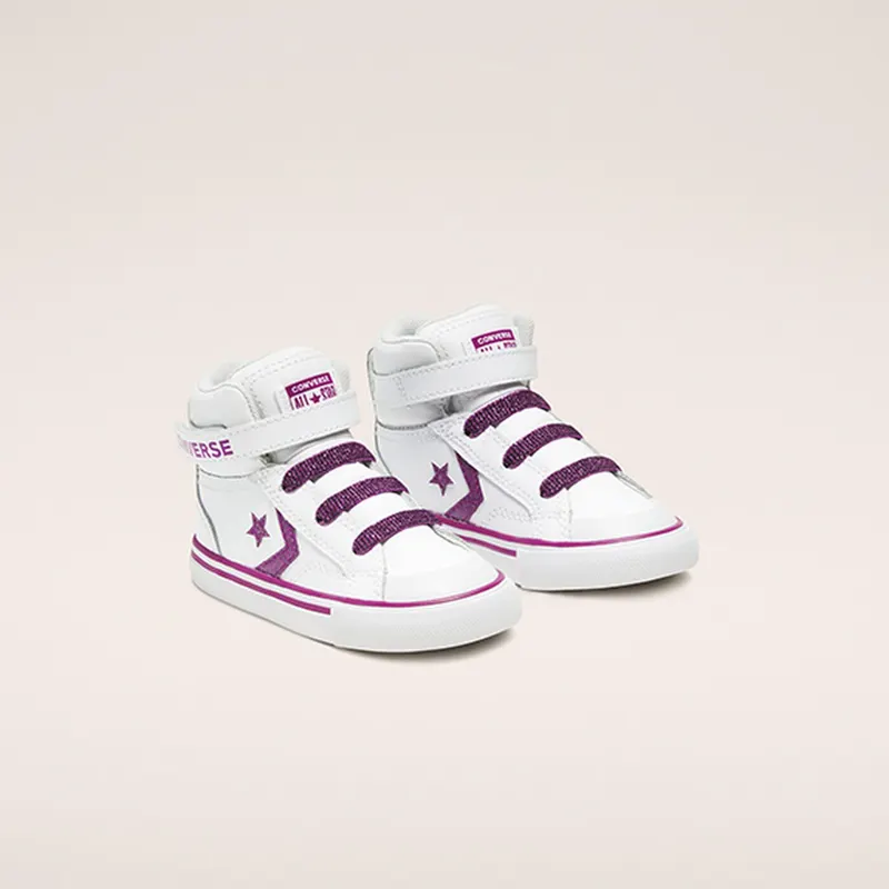 Converse Toddlers’ Coated Glitter Pro Blaze Strap High Top (768477C)