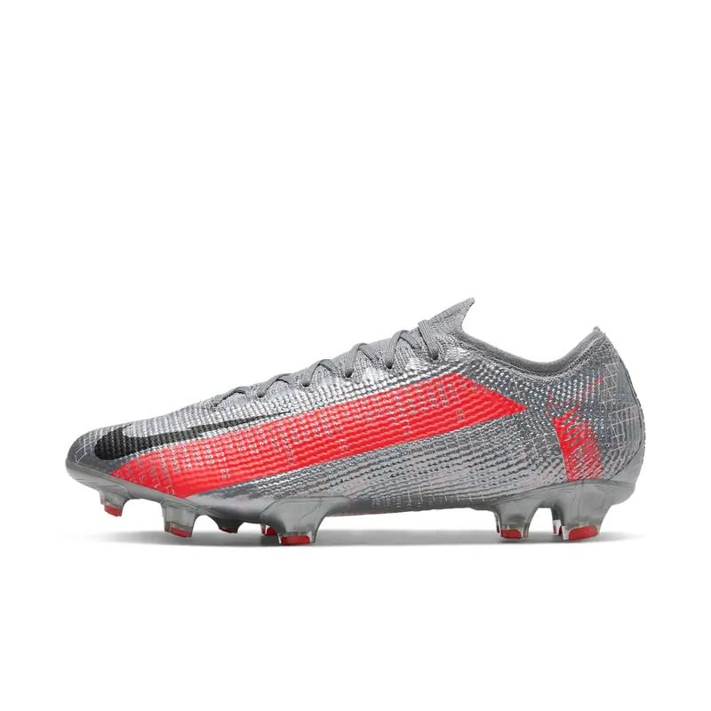 Nike Mercurial Vapor 13 Elite FG Metallic Grey Crimson (AQ4176-906)
