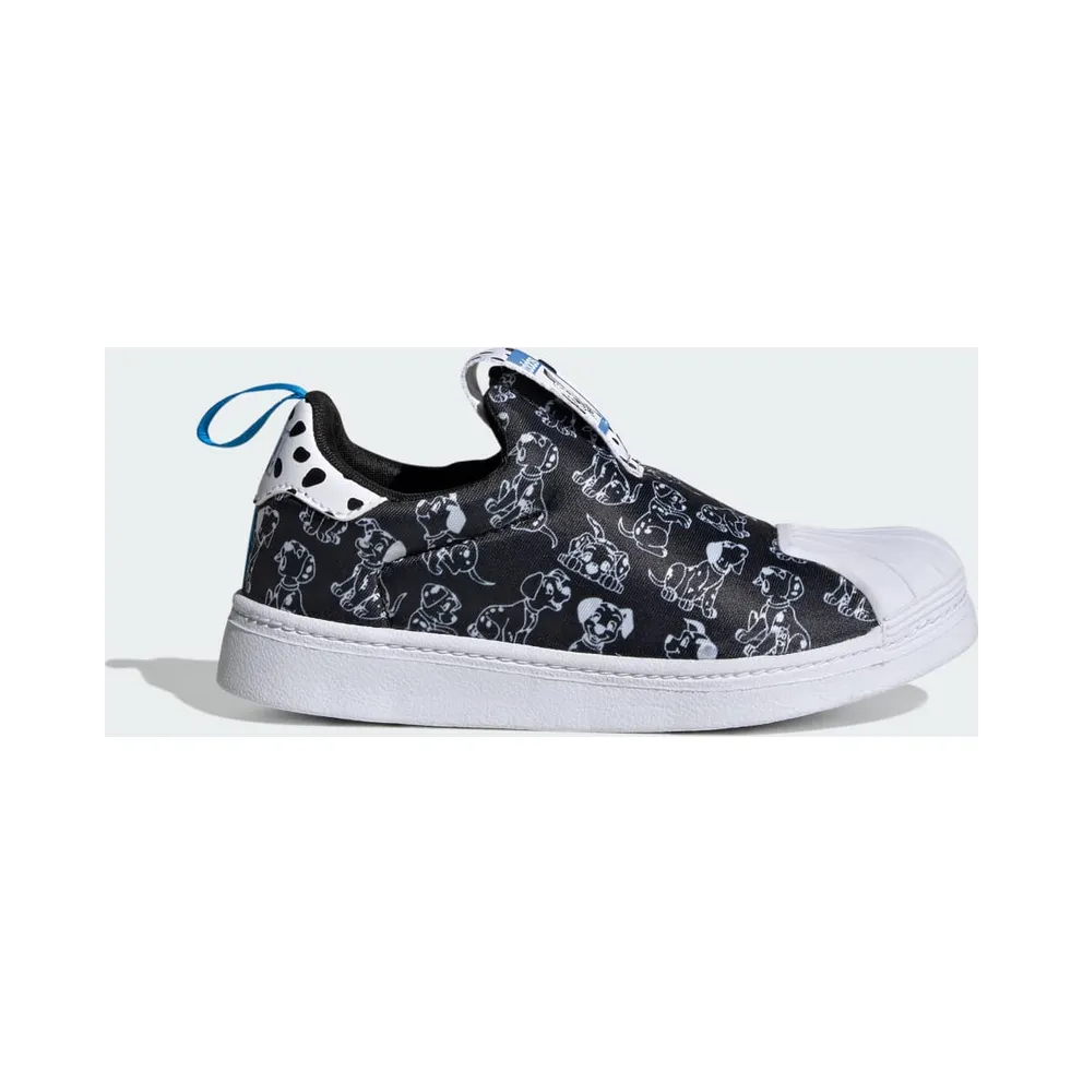 adidas Originals x Disney 101 Dalmatiërs Superstar 360 Kids Core Black / Cloud White / Bright Blue (ID9710)
