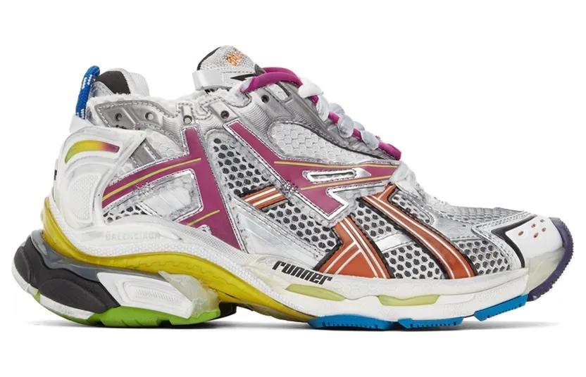 Balenciaga Multicolor Runner Sneakers (677402 W3RB6)