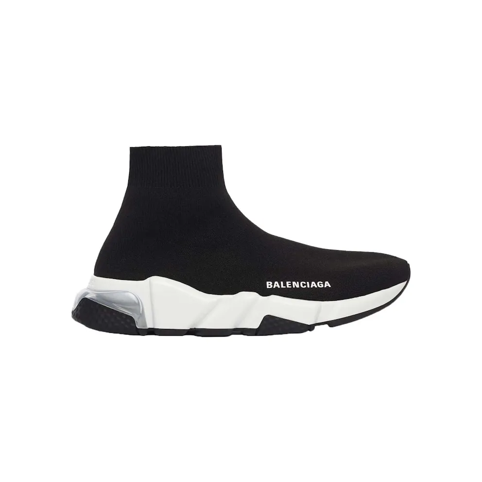 Balenciaga Speed Clear Sole Black White (W)