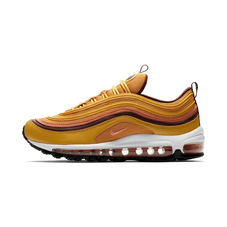 Nike Air Max 97 Mustard (W) “Wheat Gold / Burgundy Crush / Black / Terra Blush” (921733-700)