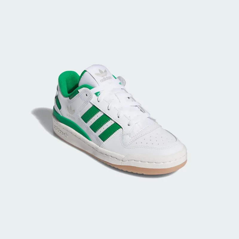 Adidas Forum Low CL Kids Cloud White / Green / Cloud White (IH0223)