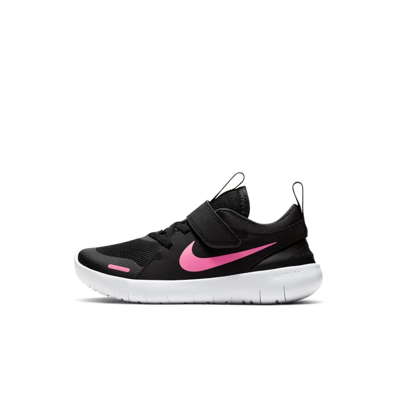 Nike Flex Contact 4 Black Pink Glow (PS) Black/White/Anthracite (CJ2072-002)
