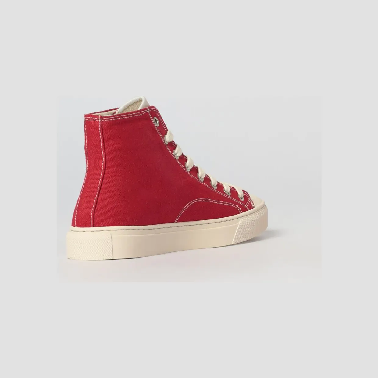 Vivienne Westwood Orb Print Cotton Plimsoll Sneakers Red (75010001WW0004H406) (2)