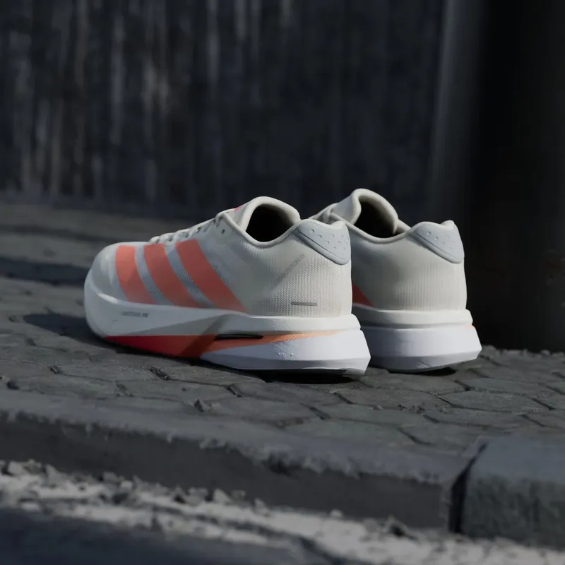 Adidas Adizero Boston 13 Off White / Lucid Orange / Grey (JP9252)