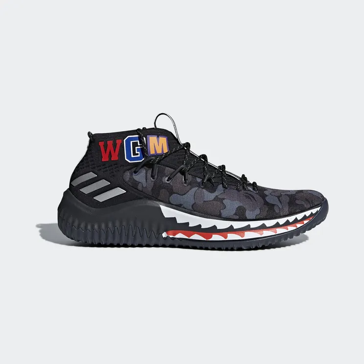 adidas Dame 4 A Bathing Ape Black
