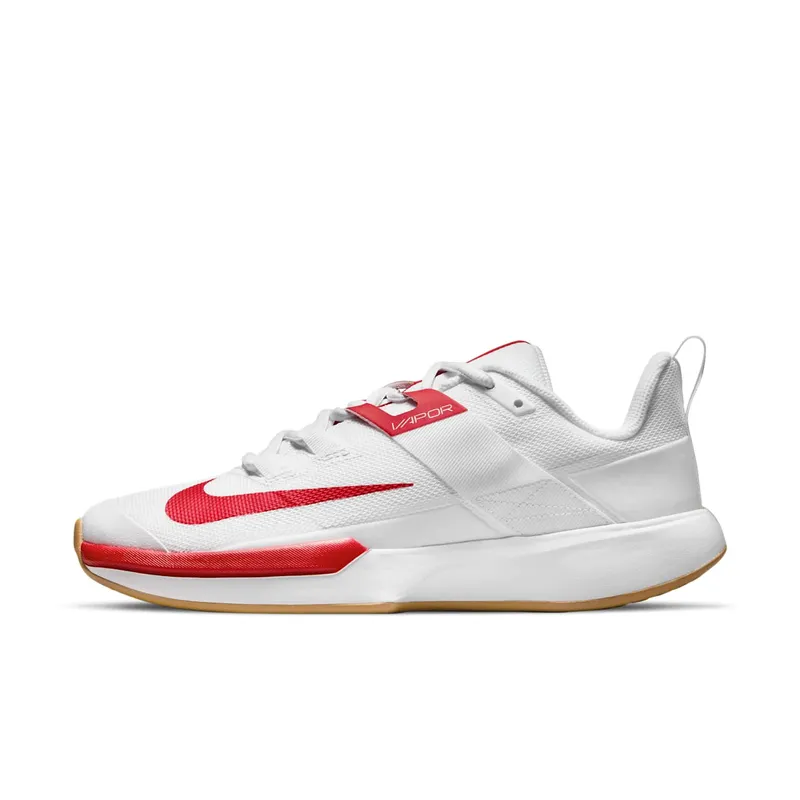 NikeCourt Vapor Lite Hardcourt “White / Wheat / University Red” (DC3431-188)