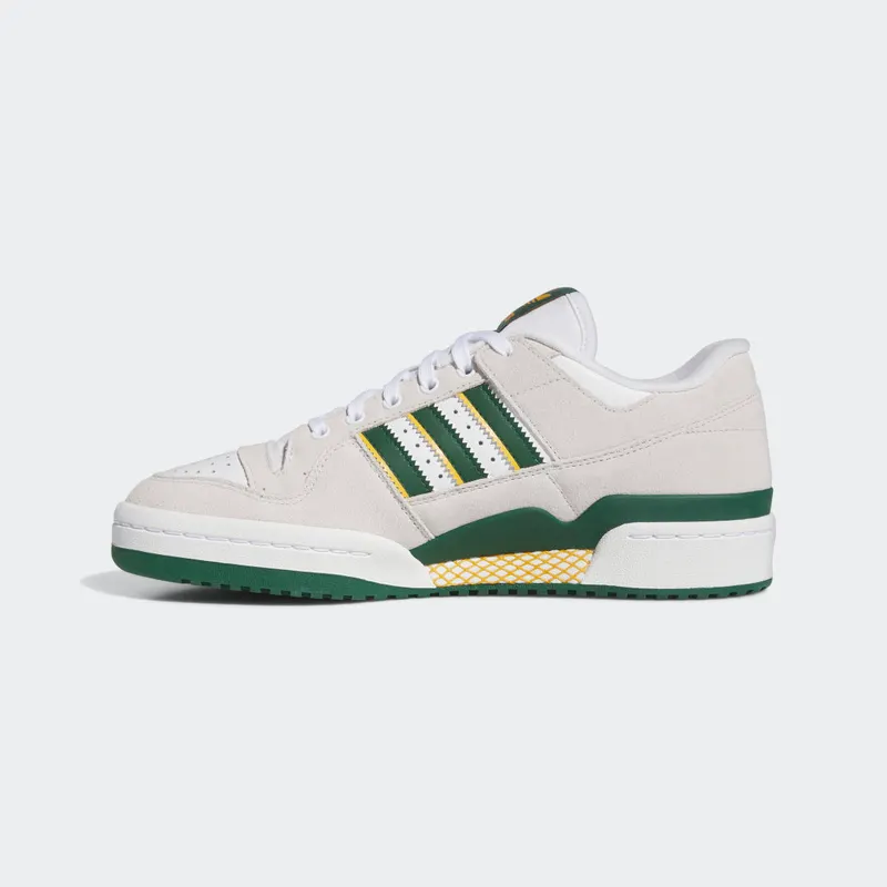 Adidas Forum 84 Low ADV Crystal White / Dark Green / Preloved Yellow (IG7583)
